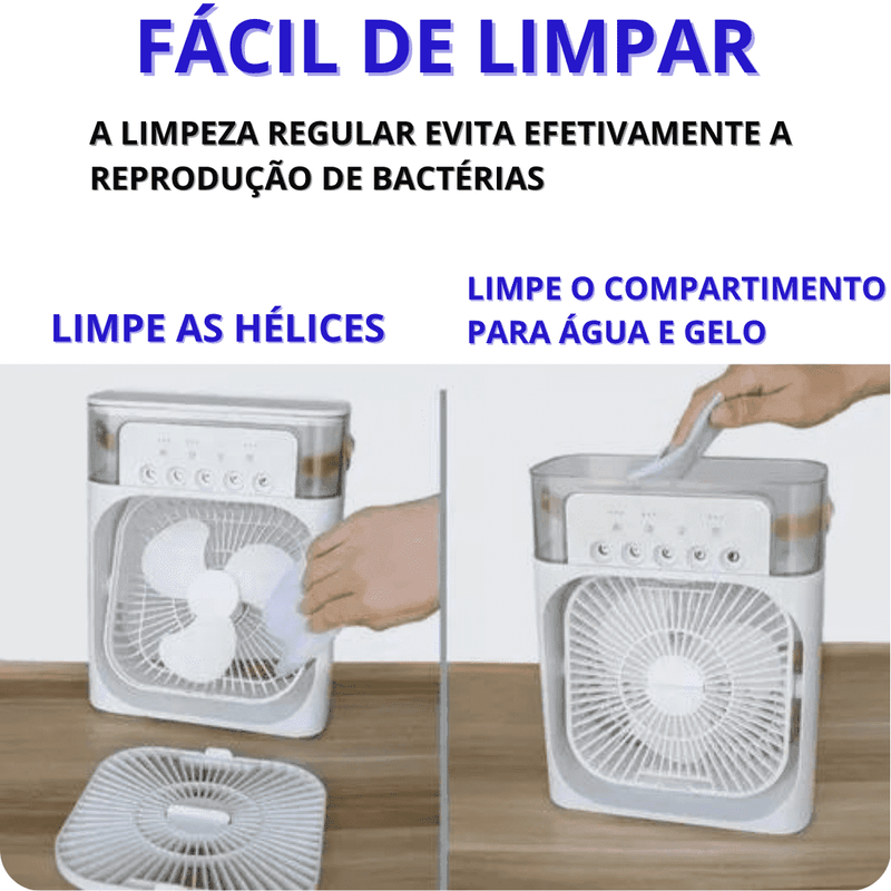 Freze Air - Mini Ventilador e Umidificador Portátil - Minha loja